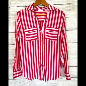 Stripe button down shirt